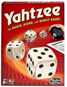 Yahtzee Score Pad Board Game